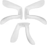 Beavorty Eyeglass Nose Pads 3pcs Soft Silicone Glasses Replacement Push-in Nosepad Anti-slip Nose Bridge Pads for Eye Glasses Sunglasses