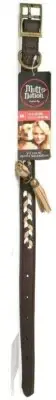 MuttNation Miranda Lambert M 50 Lb 3/4" X 12 To 16" Faux Leather Tassel Collar