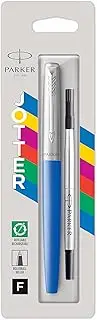 Parker Jotter Originals Rollerball Pen, Classic Blue Finish, Fine Point, Black Ink