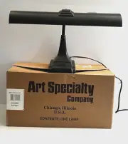 Mid-century Industrial Art Specialty USA Gooseneck Tanker Desk Lamp NOS