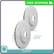 New 2PCS Front Coated Vented Disc Brake Rotor Fits Acura TSX, Pilot