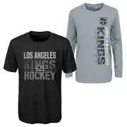 Outerstuff NHL Youth Boys (8-20) Los Angeles Kings Performance T-Shirt Combo Set