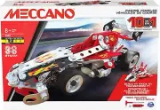 Meccano, 10-in-1 Racing Vehicles Building Kit with 225 Parts, Kids Toys