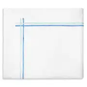 Sferra Tratto Flat Sheet, Full/Queen