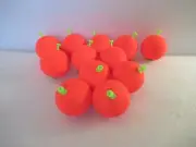 12 2" FISHING BOBBERS Large Round Ball Floats Weighted Foam Snap on Float Choice