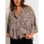 One Teaspoon Stone Leopard Shirt