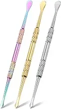 uxcell 3 Pcs Wax Carving Tools Stainless Steel 4.6 Inch Double-Headed Wax Carving Sculpting Tools for Modeling Sculpting Shaping, AB, Gold, Silver