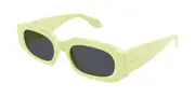 Azzedine Alaia AA0086S 003 Women’s Sunglasses Yellow Size 53