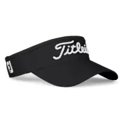 Titleist Golf Men's Tour Performance Visor Cap Hat UV 2025 Black/White