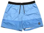 Quicksilver Mens Board Shorts Blue XXL Volley Swim Wear UV Protection Stretch