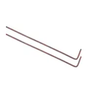 2pcs L-Handle Ball End Hex Key 1.5mm Metric Size L-Shape Wrench S2 Hand Tools