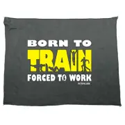 Pb Born To Train - Funny Novelty Running Sports Towel Gift Gifts