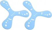 Generic 2pcs Soft Boomerangs Throwing Circle for Outdoor Playsets Playsets Outdoor Sky-Blue