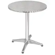 Bolero Round Bistro Table Stainless Steel 600mm PAS-U425