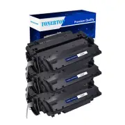 3Pack CE255X 55X Toner Cartridge For HP LaserJet Enterprise 500 MFP M525dn M525f
