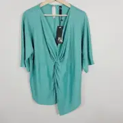 [ TS TAKING SHAPE ] Womens Tess Short Sleeve Top NEW RRP$99.95 | Size S or AU 16