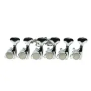 Left Handed Guitar Locking Tuners Machine Heads Tuning Keys for Strat/Tele CR