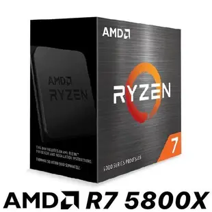 AMD Ryzen 7-5800X 3.8GHz 8核心 中央處理器