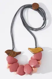 Contented Birds Adjustable Necklace--RAR-300987