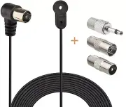 Bingfu FM Antenna 75 Ohm FM Antenna for Pioneer Onkyo Yamaha Marantz Bose Wave