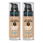 Revlon ColorStay Longwear Makeup Normal/Dry Skin SPF20 30ml 150 BUFF - 2 pack