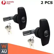 2X Small Canopy T lock Handle Replacement for Canopy Trailer Toolbox Keyed Alike