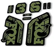 Fork Replacement Decal Sticker Compatibale for Fox 36 2021 E Bike Series Olive (Glossy)