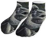 [QMNVBDS] Gibbons Socks Ankle Length Socks Casual Short Socks for Women Men Low Cut Sports Socks Running Socks No Show Socks Ankle Socks Athletic Socks Workout Socks, Style, One Size, Style, One size