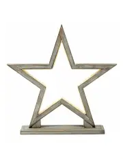 [Boutique Retailer] Bamboo Star LED Table Lamp Light 33cm in Brown