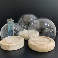 在飛比找蝦皮購物優惠-球型玻璃罩 DIY手作防塵罩 輕黏土防塵罩 微景觀玻璃 永生