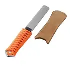 Diamond Knife Tool Sharpener Sharpening Stones with Leather Strop, 325/1200 Grit