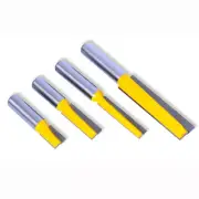 4Pc 1/2" Shank Long Cleaning Bottom Router Bit Cutter CNC Woodworking Clean Bits