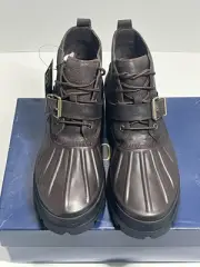 NEW Mens Polo Ralph Lauren Oslo High Boots Brown HydroGuard Waterproof Size 10.5