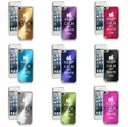 iPod Touch 5th 6th Generation Hard Case Cover Keep Calm and Skate On Ice Skates