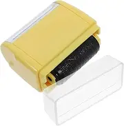 VILLFUL Address Roller Stamp Confidentiality Seal Roller Id Protection Wide Rolling Security Plastic 3 Refills Included
