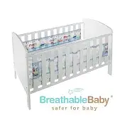 英國 BreathableBaby 透氣嬰兒床圍 兩側型(19431海洋帆船款)