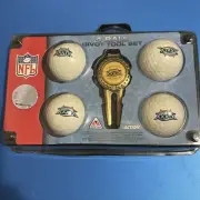 NFL Super Bowl 39 (4) Golf Balls And Divot Tool Set