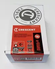 Crescent CAUGN2DHX16-25 U-Guard 1/4" Magnetic Nutsetter 25pc.