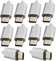 Lyaciomn 10Pcs 12V PD/QC Decoy Board Fast Charge Module with PD 2 3.0 DC Trigger USB Type-C Male QC4 Charge Connector White
