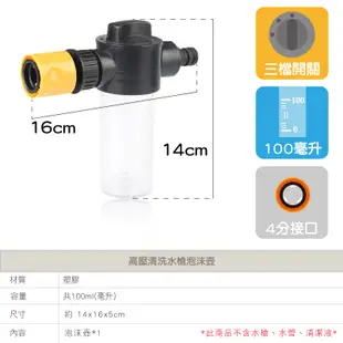 高壓清洗水管-20米+泡沫壺 (5折)