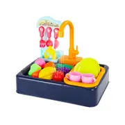 Supperstore Puzzle Enlightenment Dishwasher Toy Simulation Play House Mini Kitchen Toy Electric Circulation Water