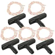 5 Pcs Garage Door Pull Cord Opening Pulls Rope for Attic Ladder Handle