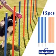 Pet Dog Weave Pole Puppy Interactive Toys Agility Equipment Training Exercise