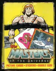 1984 Topps MASTERS OF THE UNIVERSE Vintage Trading Cards Box 36 packs Sealed