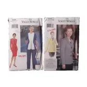 The Vogue Woman Patterns 9343 and 9433 Sizes 20, 22, 24