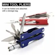 Multi Function Mini Tool Stainless Steel pliers with LED torch