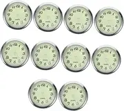 Gatuida 5sets Car Clock Vehicle Clock Auto Clock Small Digital Clock Stick Clock Shaped Car Pendant Industrial Clock Retro Clock Clocks Auto Dashboard Clock Car Mini Clock Glass 2pcs*5