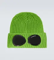 [C.P. Company] C.P. Company Goggle wool beanie One Size green