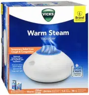 Vicks Warm Steam Vaporizer Humidifier with Night Light - 1.5gal