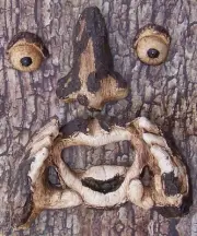 Garden Accent Tree Face Proverbial Shout It Out Wall Fence Shed NEW